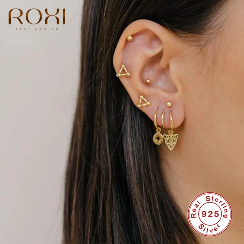 ROXI сексуальные мини серьги кольца с головой гепарда для женщин и мужчин подарок