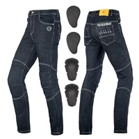 new motorcycle riding jeans men motorcycle pants ce protector armor four seasons dark navy blue overall motor racing wear 2021