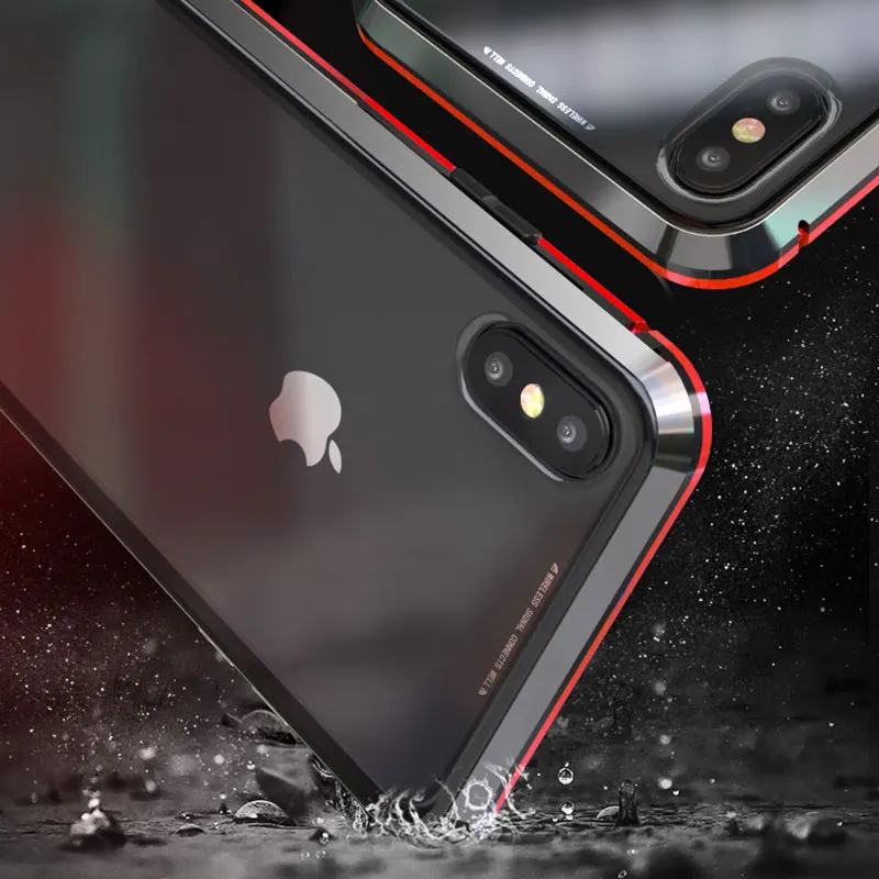 Стеклянный чехол для iPhone 11 Pro Max Магнитный с полной защитой 360 градусов