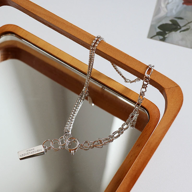 

Letter pendant necklace female ins hip hop simple hiphop neck chain short clavicle chain accessories tide