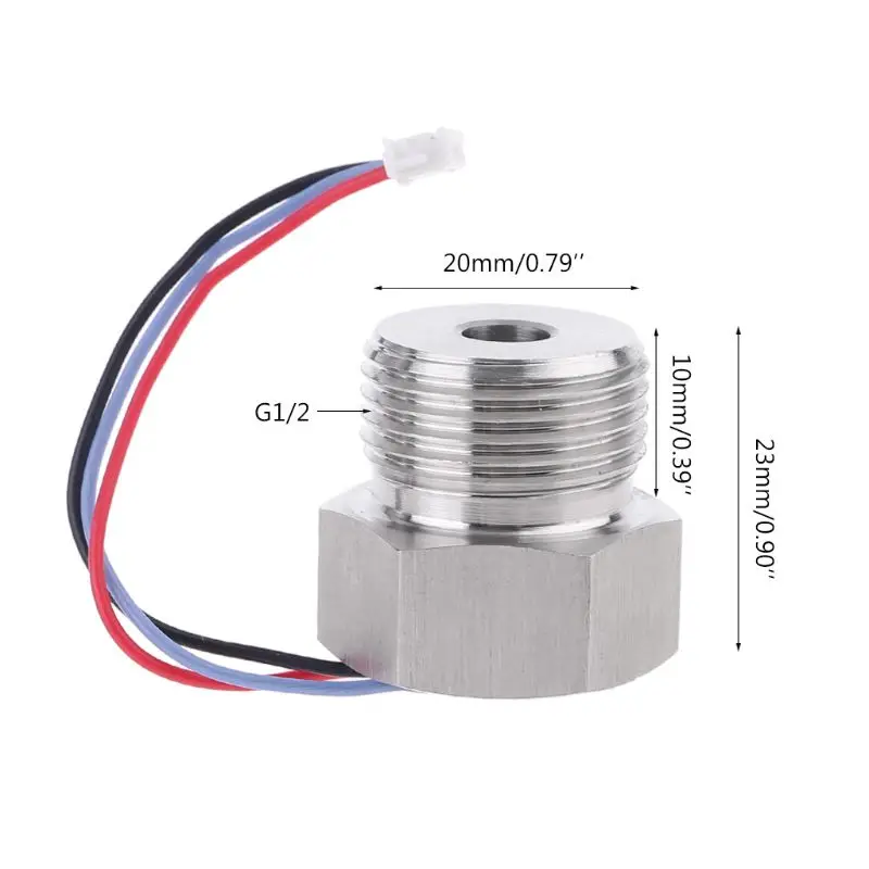 

G1/2 Flat Mode Pressure Transmitter Sensor 0-10/30/100/300/600bar Input 5V DC