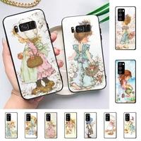 yndfcnb sarah kay little girl phone case for samsung note 5 7 8 9 10 20 pro plus lite ultra a21 12 02