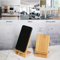 wooden cell phone holder stand mobile smartphone support tablet stand for cell phone desk holder stand portable mobile holder