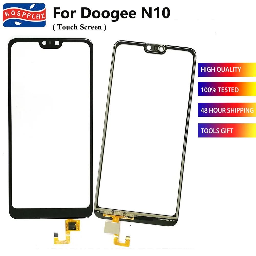 Переднее стекло 5 84 дюйма Для Doogee N10 сенсорный экран сенсорная панель дигитайзер