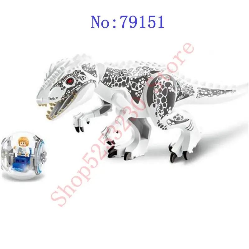 Мир Юрского периода 2 брутальный Раптор строительные блоки динозавр рисунок