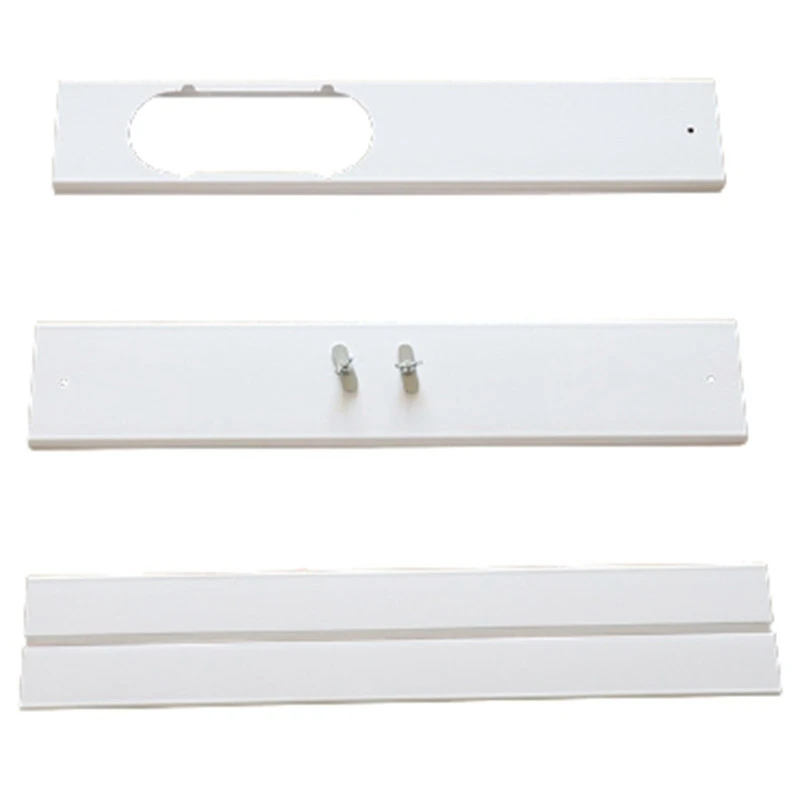 

Portable Air Conditioner Window Kit Replacement, Adjustable Window Sealing Plate, Max Length 51.2 In
