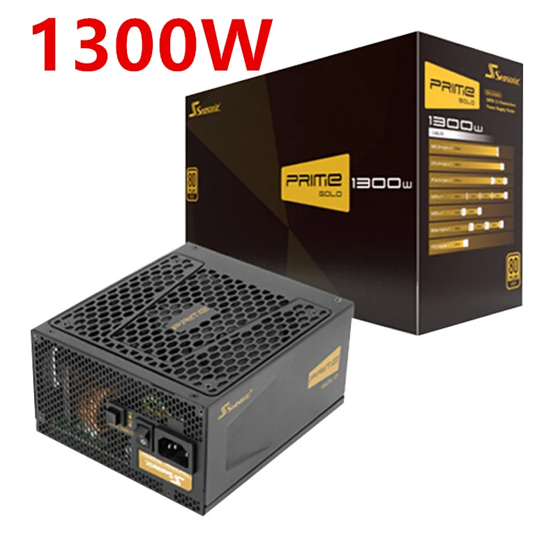 Новый оригинальный блок питания для Seasonic Prime GX-1300 полный модульный 80plus ЗОЛОТОЙ
