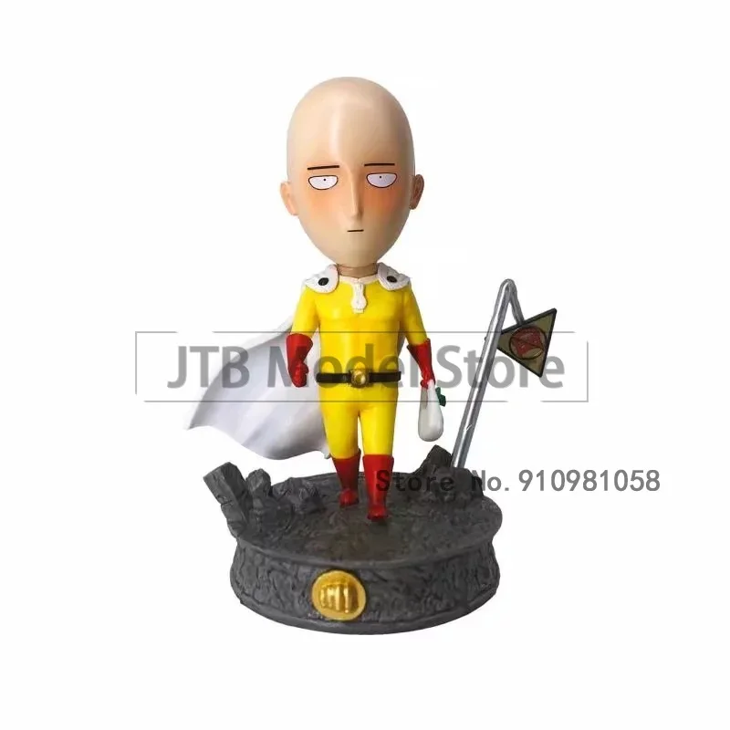 One Punch Man версии Сайтама учитель Buys прямо сейчас овощи лысый Cape18CM ПВХ GK статуя