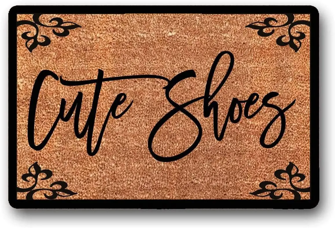 

Cute Shoes Welcome Door Mat Doormat Housewarming Gift 30X18inch