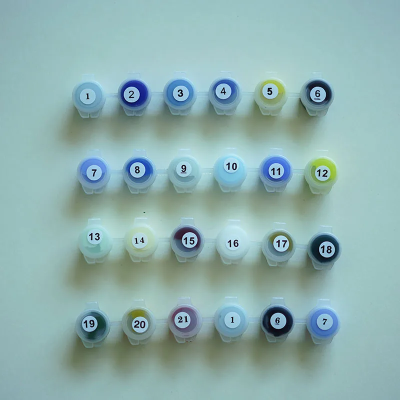 Пигмент сделай сам масляные цвета на заказ 3 мл 6 штук акрила ручная роспись любой