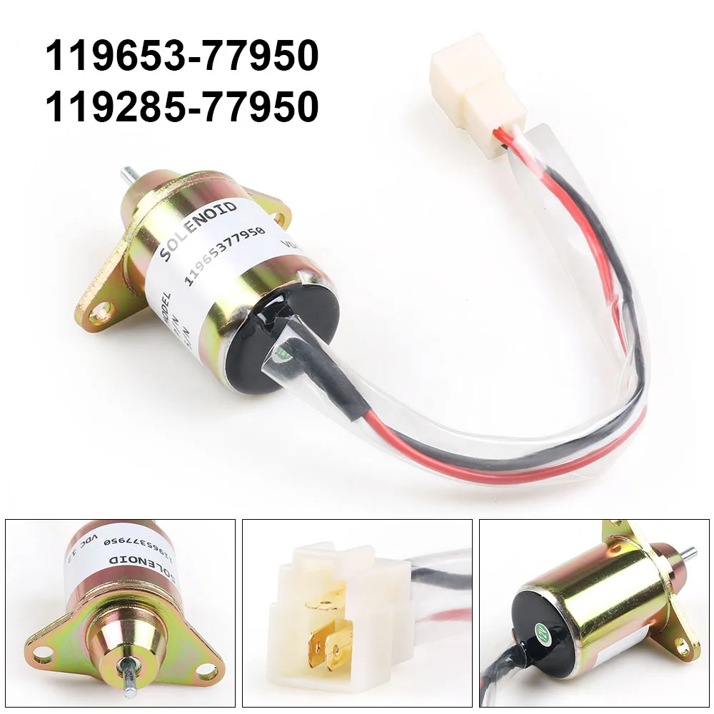 Соленоид отключения подачи топлива 119653 77950 для Yanmar 3TNE84 3TNE88 4TNE84 соленоид