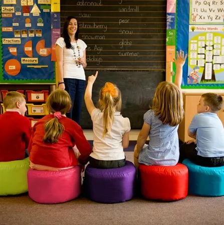 Кресло для чтения детского сада внешнее и искусственное мешок Пуфики|Табуреты