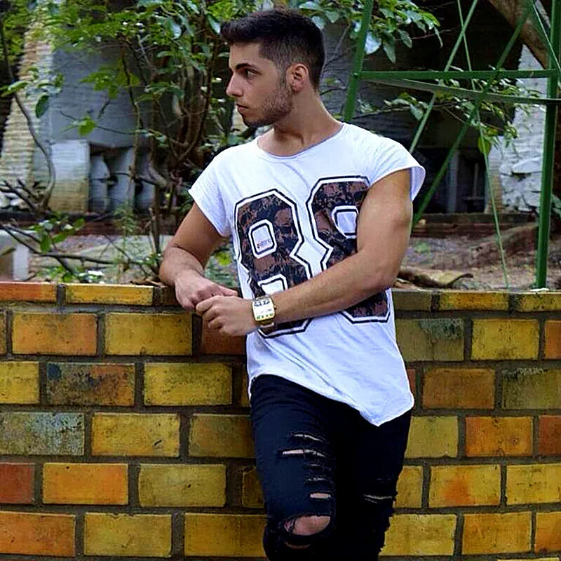 Футболка мужская хлопковая с коротким рукавом стильная тренировочная рубашка