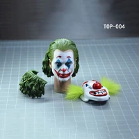 in stock 16 scale male pvc head joker joaquin phoenix head sculpt top 004 makeup ver toys for 12 action figure body with mask