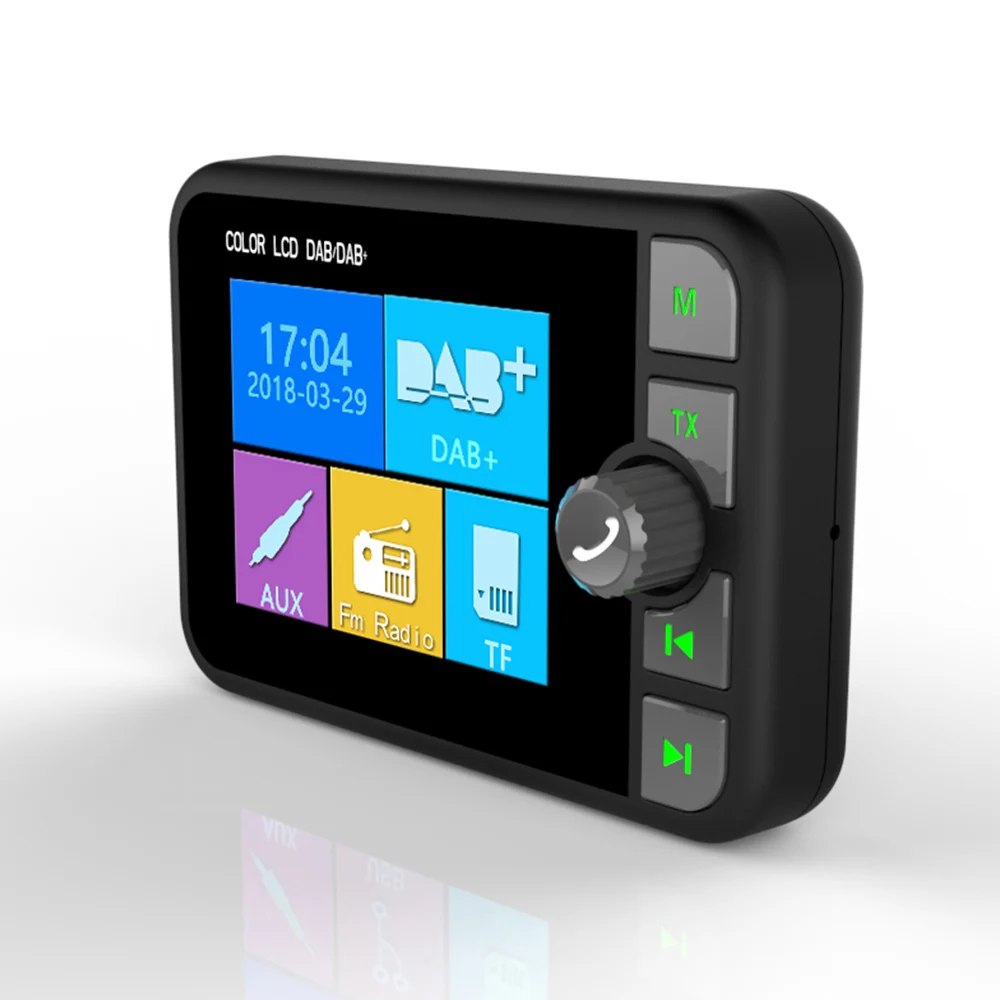 C6 цветной ЖК-экран Bluetooth MP3 fm-передатчик мини dab цифровой радиоприемник адаптер для автомобильных аксессуаров