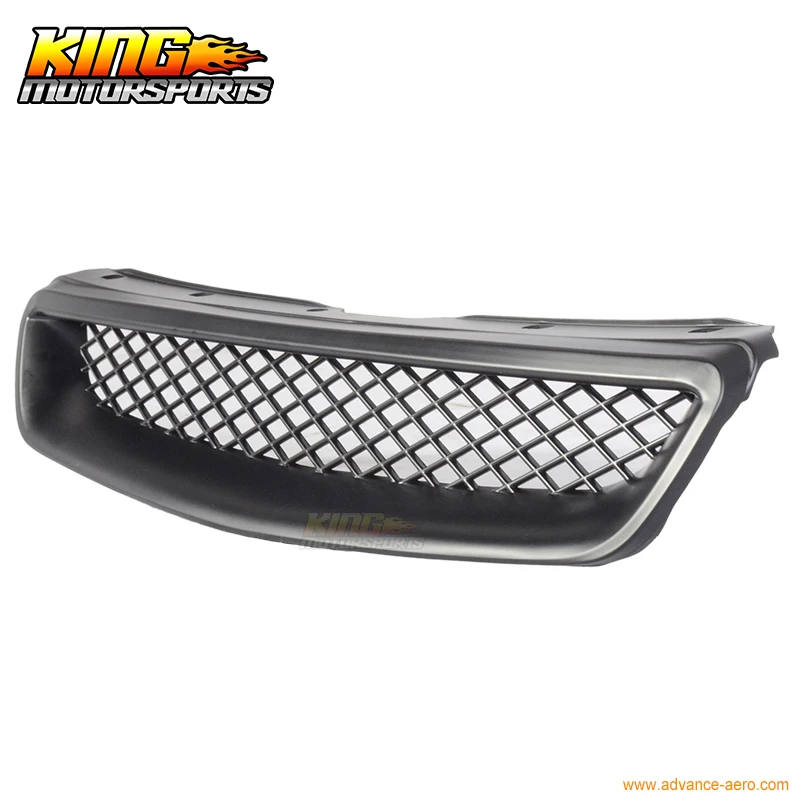 Подходит для 96-98 HONDA CIVIC EK CX DX EX HX LX передний капот Гриль решетка тип R ABS США