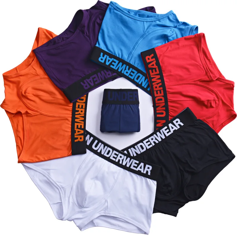 Мужское нижнее белье боксеры мужское мужские Модальные хлопковые трусы шорты