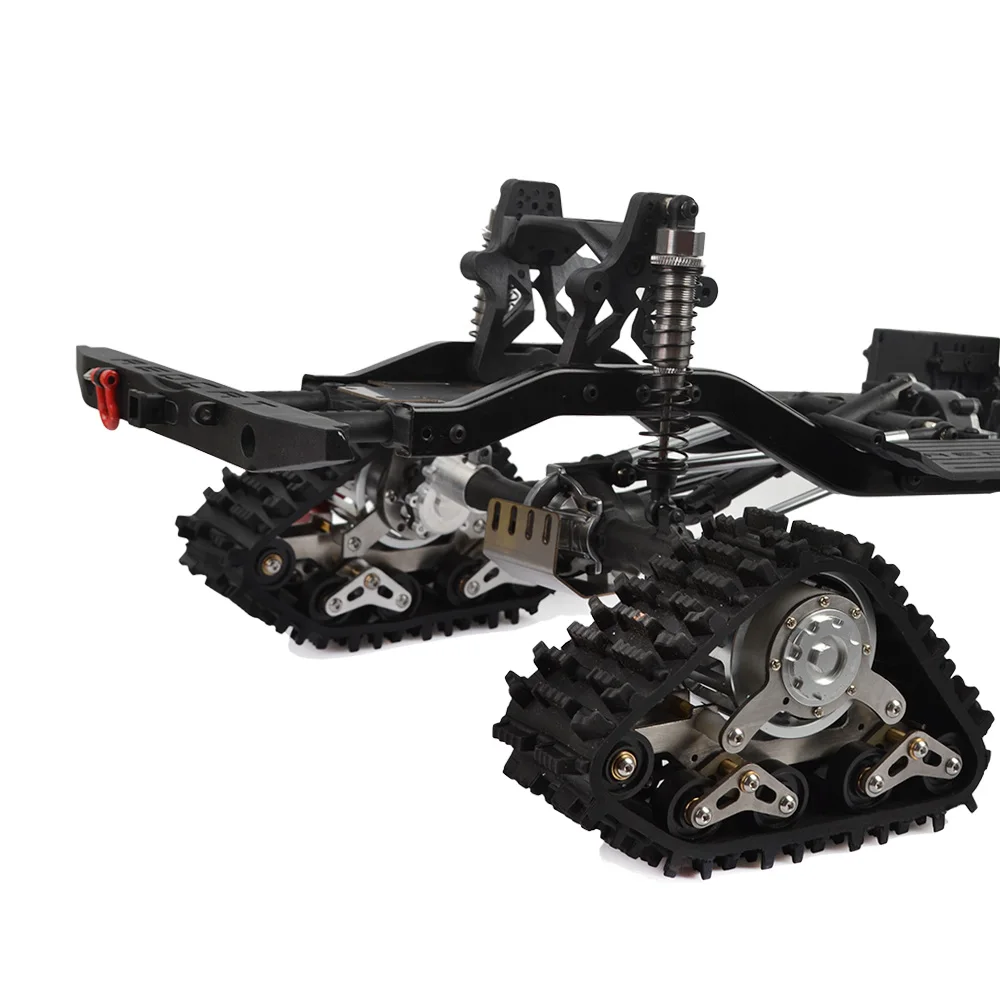 4 шт. 1/10 RC Гусеничный снег трек колеса шины для Redcat Gen8|Детали и аксессуары| |
