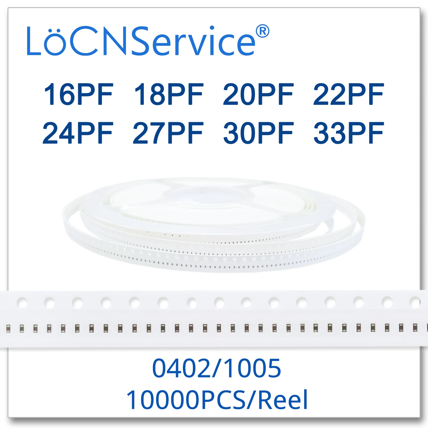 LoCNService конденсаторы 10000 шт. 0402 1005 COG/НП по ограничению на использование опасных