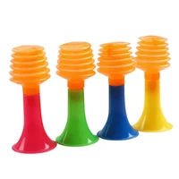 new 5pcslot musical instruments horns kid trumpet toy child pressing trumpet cartoon plastic wind instrument baby musical toys