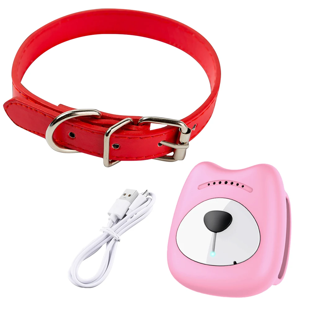 

Smart GPS Tracker For Dogs Cats Anti-Lost Pet Remote Locator Positioning Collar Tracker Waterproof adjustable GPS Tracker Collar