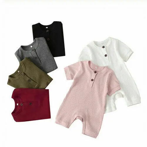 

Pudcoco Newborn Infant Baby Boy Girl Knitted Romper 2020 New Casual Soild Jumpsuit One-piece Outfits Clothes Outfits