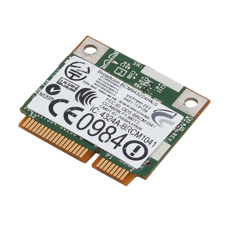 Карта для 300mbps Broadcom BCM43224 BCM943224HMS BCM943224 Dell DW1520 беспроводная карта sony samsung|Сетевые