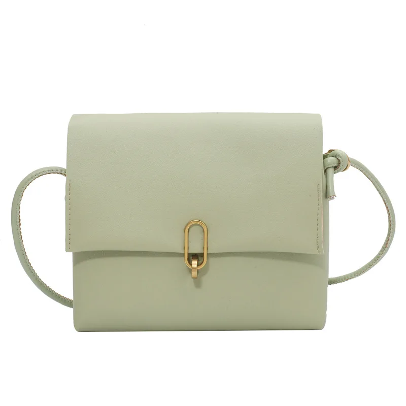 

Spring 2021 soft leather small square bags shoulder messenger bags