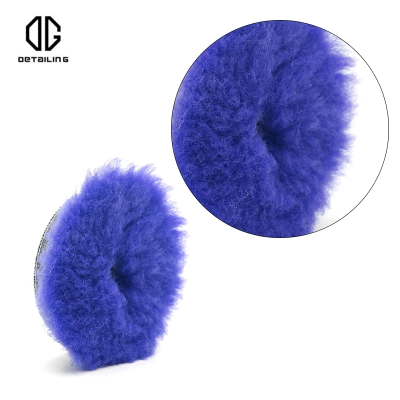 Детейлинг 2 шт./упак. 3 дюймовая полировальная накладка из овечьей шерсти Накладка