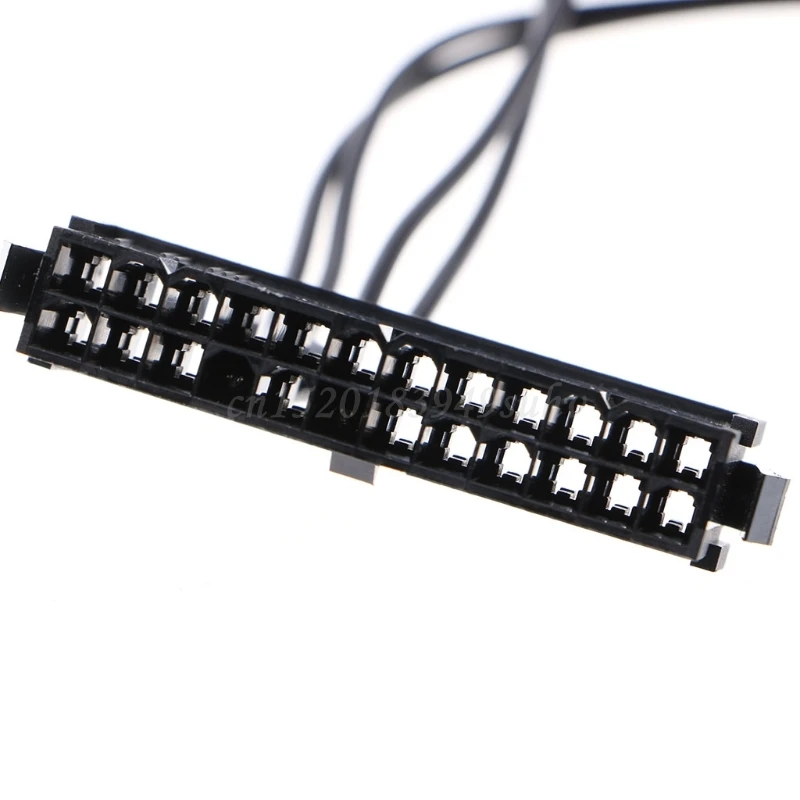 

24Pin 20+4Pin Triple PSU ATX Power Supply Adapter Cable 18AWG Wire For Mining