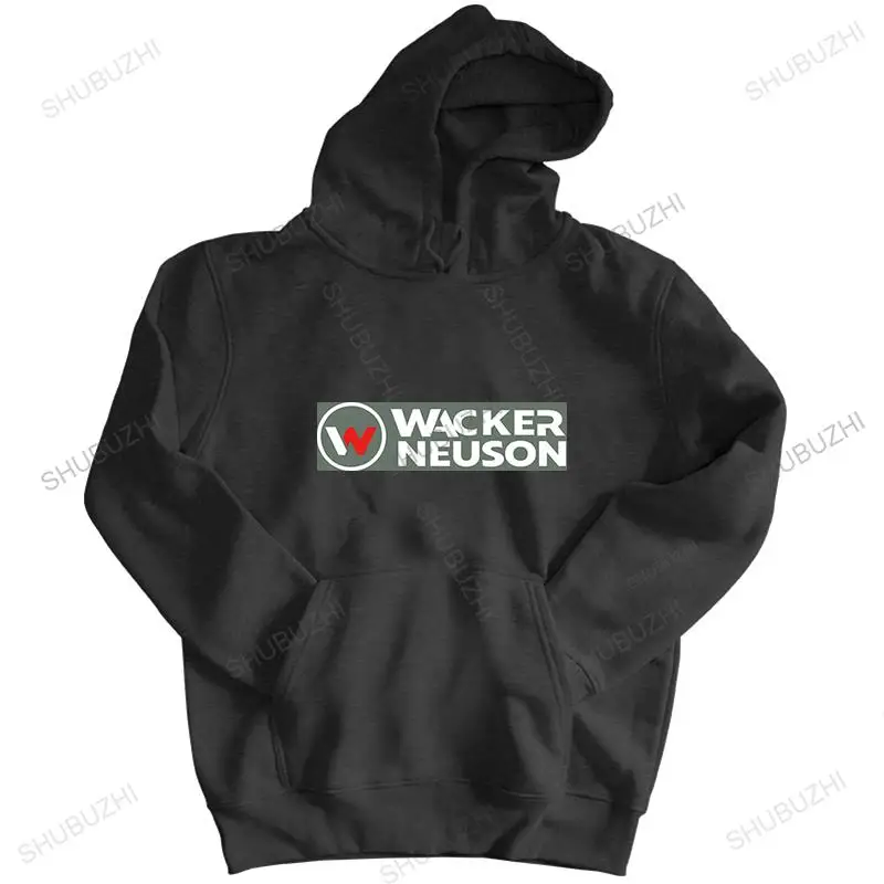 

Новая Толстовка Wacker Neuson с логотипом строительной техники, черная крутая Повседневная хлопковая толстовка с капюшоном, модное пальто, одежд...