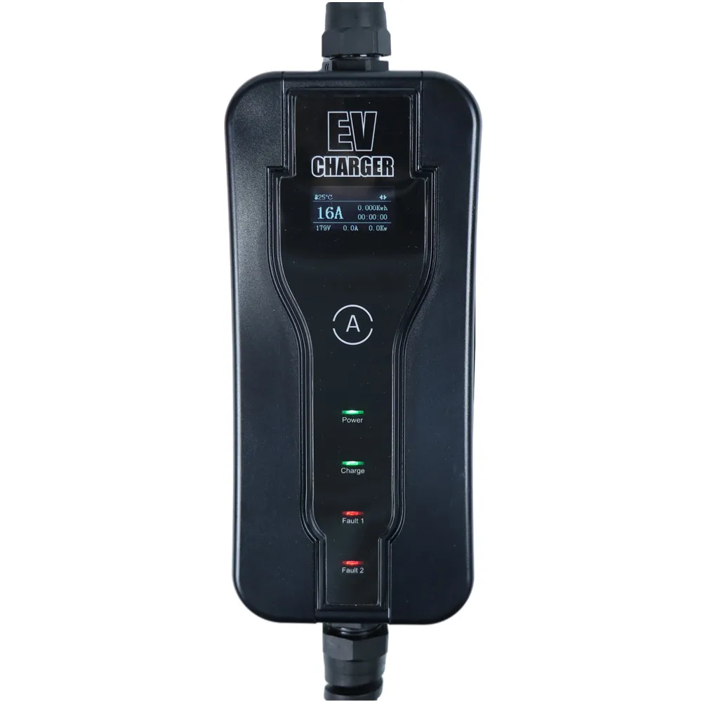 Портативное зарядное устройство для электромобиля SAE J1772 220 В тип 1 EVSE 8A 10A 13A 16 А|ЗУ