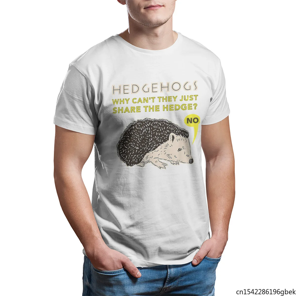 

Hedgehogs Why Can't They Just Share The Hedge Funny Men's T-Shirt