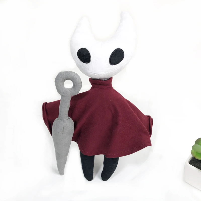 FGHGF 30 см полый рыцарь белая плюшевая кукла Silksong Hornet Ghost мягкая игрушка малыш