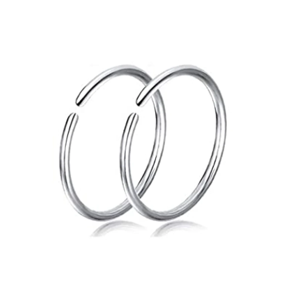 Мужские и женские кольца для пирсинга из нержавеющей стали 316L Ювелирное