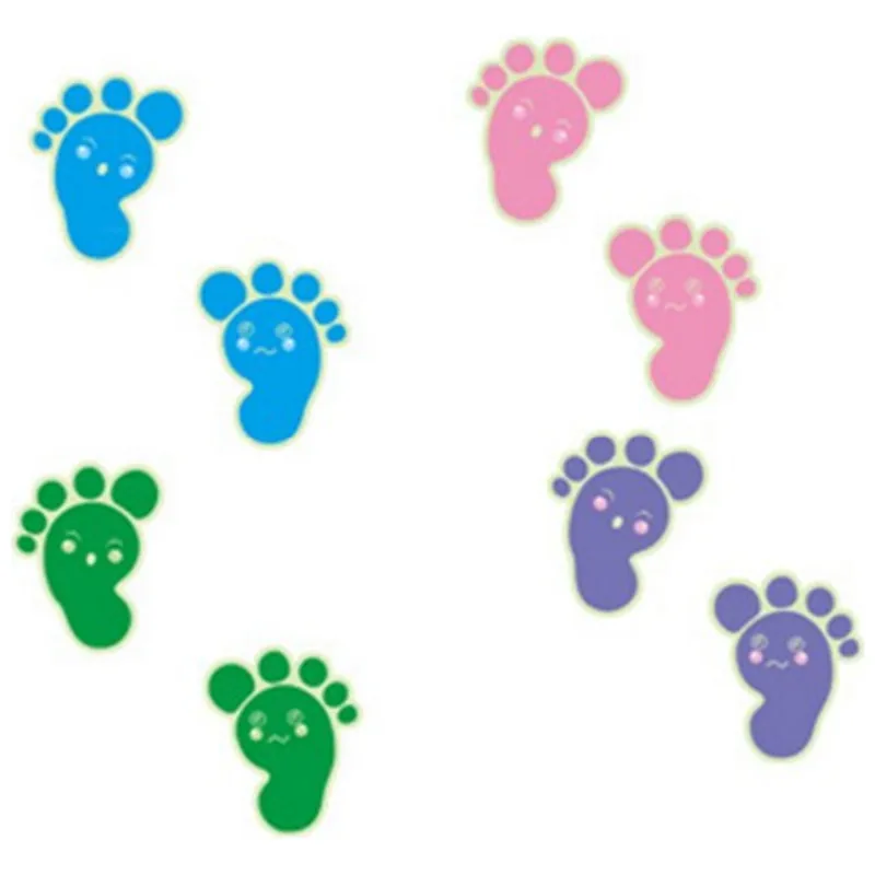 Забавные светящиеся наклейки 3d клоун ноги Наклейки на стены светится в темноте