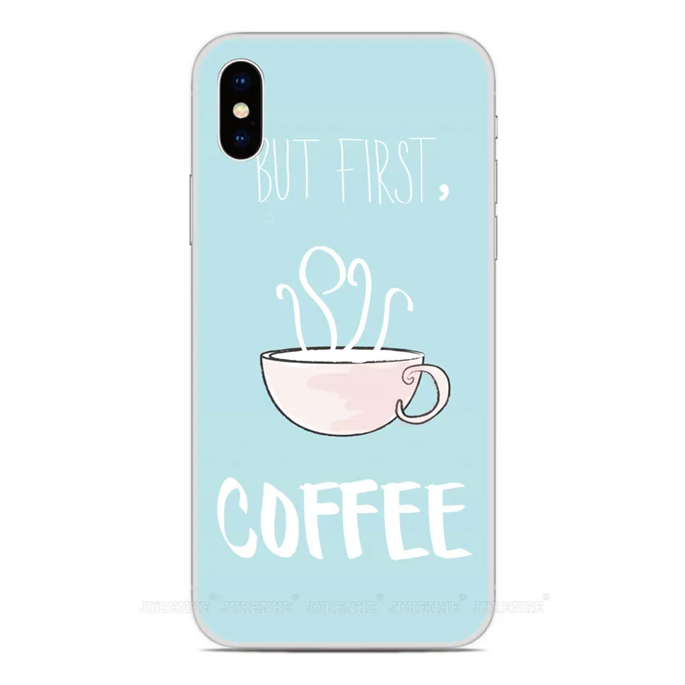 Silicone Funny Tea Coffee Phone Case For Vodafone Smart V11 V10 N10 V8 X9 N8 N9 Lite C9 E8 E9 Prime 6 7 Back Protective Cover | Мобильные