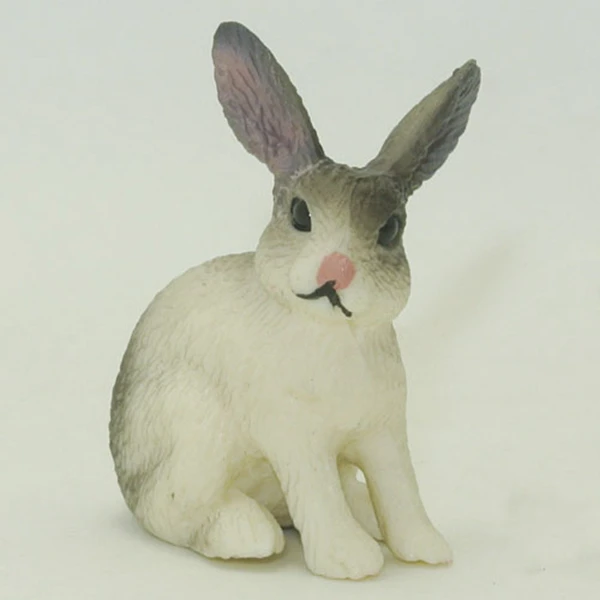 

TLAND Simulation Rabbit Animal Model Toy Forest Wild Animal Plastic Decoration Children's Educational Toy Gift