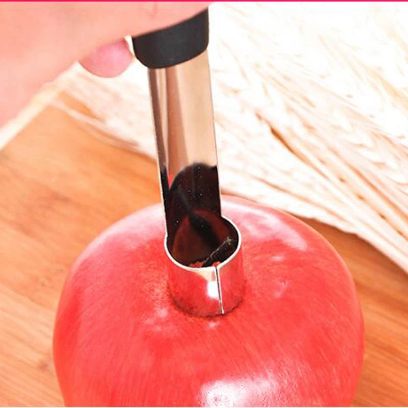 

1Pcs Stainless Easy Steel Twist Fruit Core Seed Remover Apple Corer Seeder cute kitchen accessories
