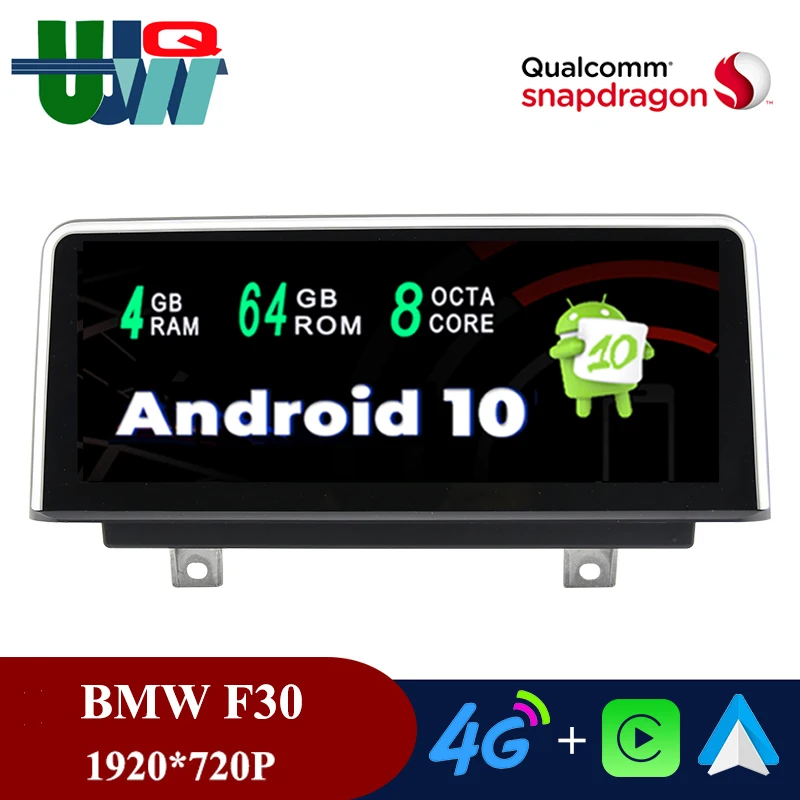 

UJQW навигация Android 2Din беспроводной CarPlay Android авто радио для BMW 3 серии F30 F31 F34 F32 F33 F36 NBT BT 4G Qualcomm