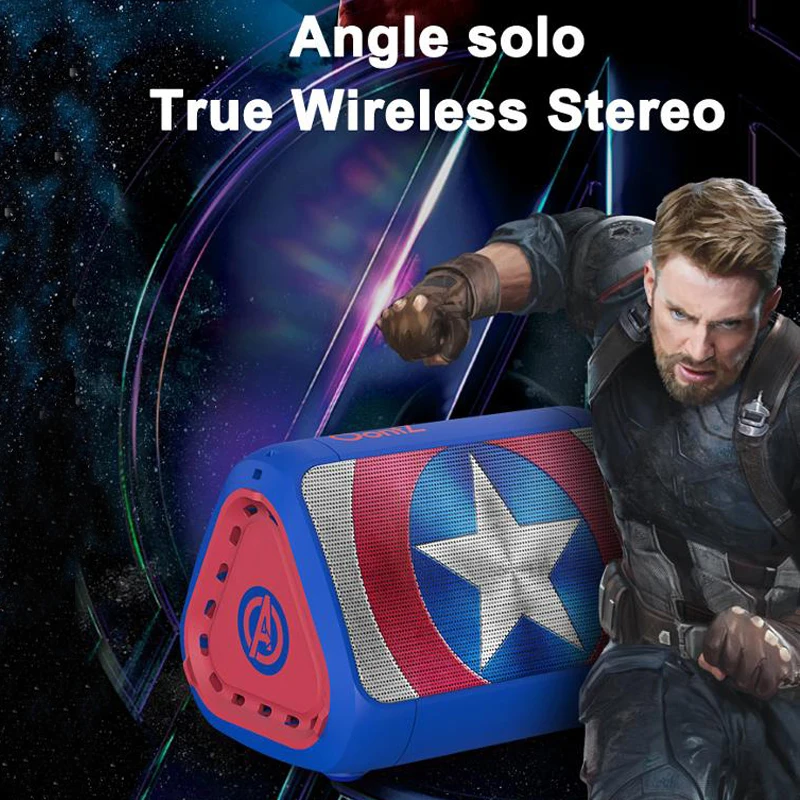 Беспроводная Bluetooth Колонка Marvel 5 Вт со встроенным микрофоном|Портативные колонки|