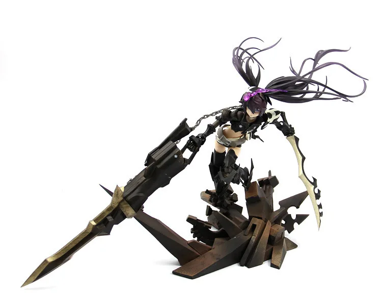 Аниме 29 см безумный Black Rock Shooter BRS фигурку Фигурки игрушки статуя T30 | Игрушки и