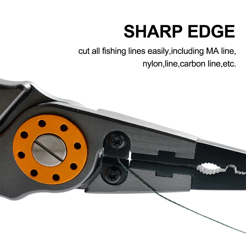 Fishing Tool Set Fishing Grip Gripper & Line Cutters Fishing Pliers with Bag Multifunctional Aluminium Fishing Equipment