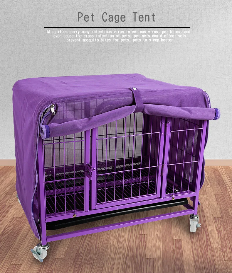 Прочная сетка Doglemi чехол для клетки домашних животных дышащая москитная чехлы