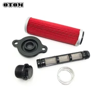 otom motorcycle oil filter engine kit coarse filtration machine strainer cover parts for zongshen nc250 nc450 kayo k6 t6 motor