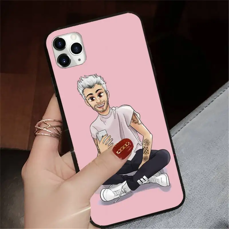 

Zayn malik Aesthetic art pattern Phone Case for iPhone 11 12 mini pro XS MAX 8 7 6 6S Plus X 5S SE 2020 XR luxury shell funda