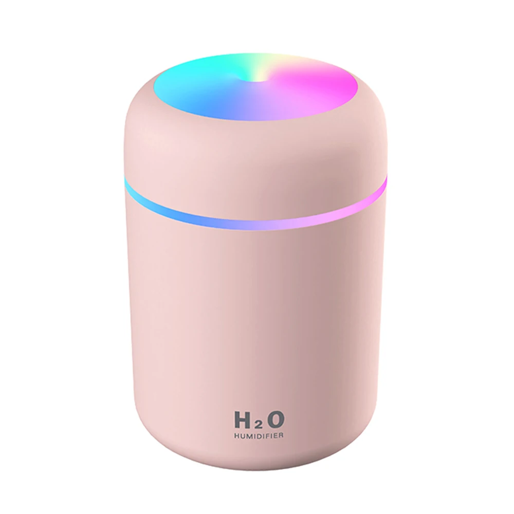 

Portable 300ml Humidifier USB Ultrasonic Dazzle Cup Aroma Diffuser Cool Mist Maker Air Humidifier Purifier with Romantic Light