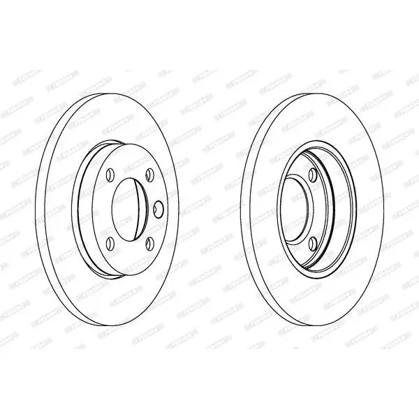 Disc brake set FERODO DDF103 | Автомобили и мотоциклы