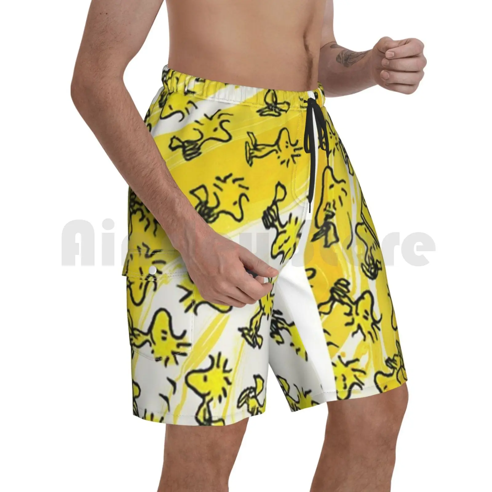 

Woodstock пляжные шорты мужские пляжные шорты для купания Woodstock краски модные Нью-Йорк шаблон Лондон Париж