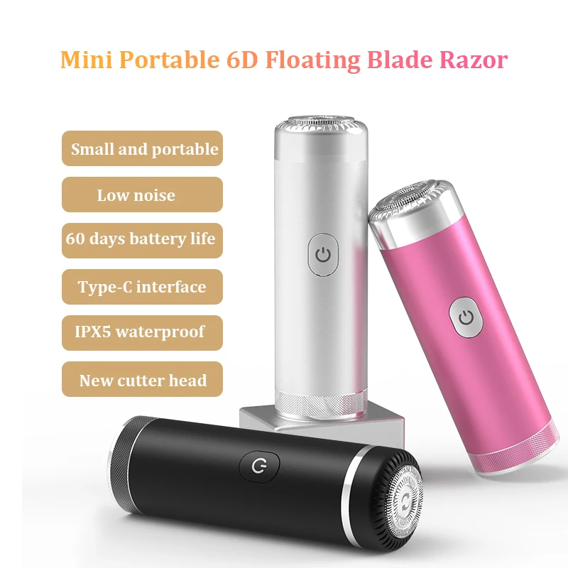 

Men's Mini Electric Hair Clipper Professional Beard Hair Trimmer USB Rechargeable Shaver Cordless Hair Cutting Men's Haircut